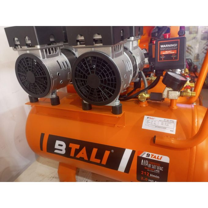 Btali 50L Air Compressor - Twin Head